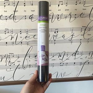 Cricut Black Glitter Iron On